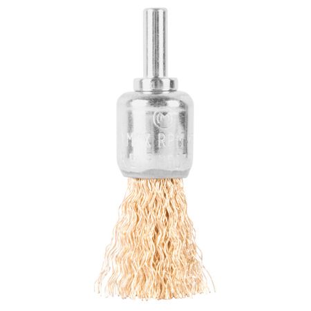 корщетка для дрели MONOGRAM 17мм кистевая латунь