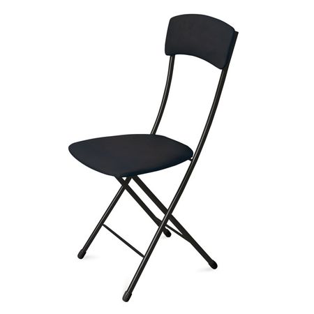 стул складной Ника 2 ССН2 930х395х545мм искусственная кожа черный