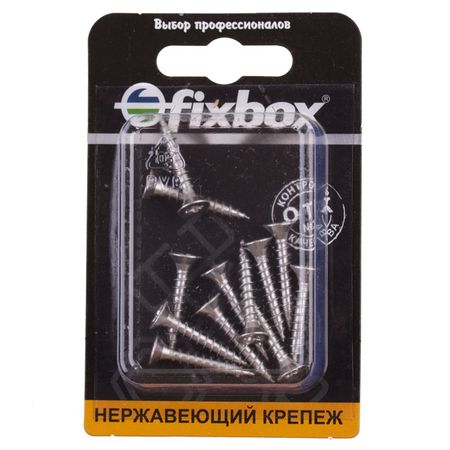 саморез универсальный 4,0x25мм потайная головка 12шт нержавеющая сталь