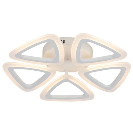 люстра потолочная светодиодная SCHAFFNER Tempo 60Вт пластик металл белый