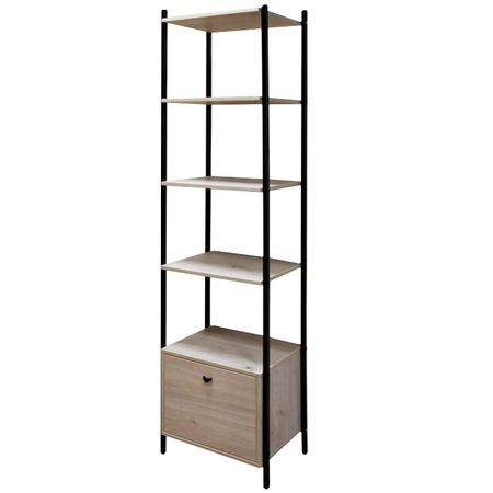 стеллаж 5 полок 500х400х1910мм с ящиком эврика/черный лдсп/металл марина и бабанская эврика 50 вдохновляющих историй об ученых и изобретателях