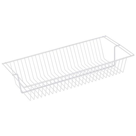 полка-корзина сетчатая LARVIJ 603x306x118мм белый сталь