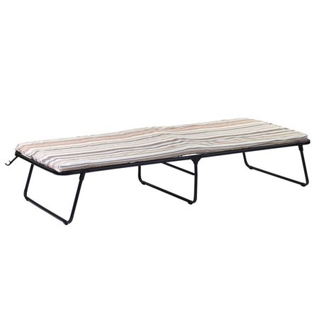 кровать раскладная Отдых 1940х793х385мм с матрасом весёлый отдых