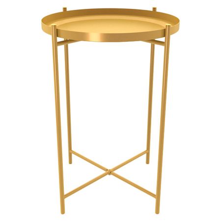 стол журнальный Sheffilton Base 376x376x520мм золото