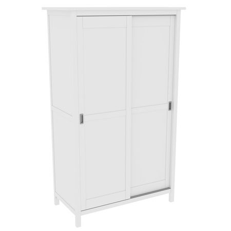 шкаф Кантри 2 двери 1200х590х1970мм белый сосна