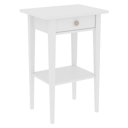 тумба прикроватная Кантри 460х350х700мм белый сосна