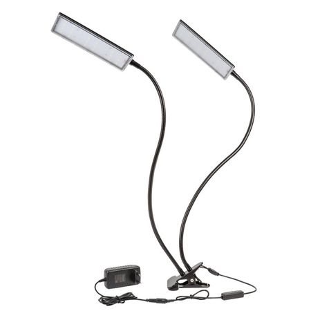 светильник светодиодный UNIEL для растений 24Вт на прищепке SPFB IP40 черый