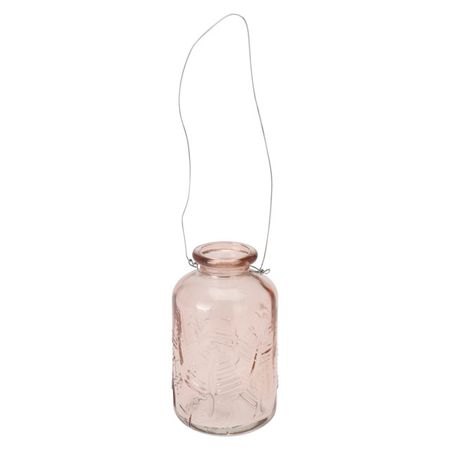 ваза KOOPMAN 10см стекло в ассортименте с металлической ручкой