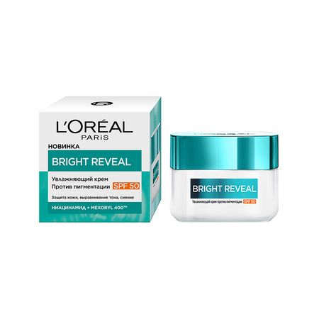 Крем для лица LOREAL BRIGHT REVEAL SPF-50 ниацинамид + mexoryl 400 против пигментации увлажняющий 50 мл обществознание огэ 10 новых тренировочных вариантов новый тренировочный курс