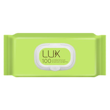 cалфетки влажные Lux Универсальные с клапаном 100шт