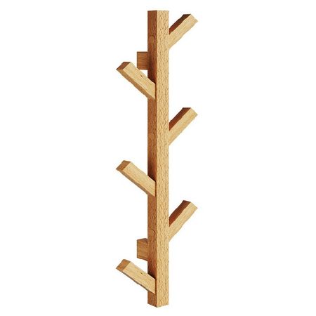 вешалка настенная Арко 1 78х7х19мм бук натуральный массив дерева