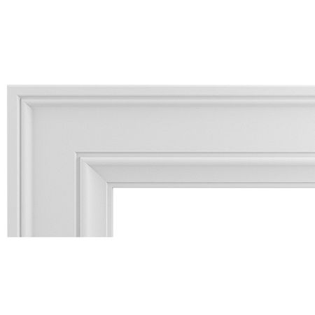 молдинг для дверей BELLO-DECO Н13 100х23х2200мм полимер белый, арт. 00-00105557 камни fancy самоклеящиеся восьмиугольники разно 1 3х1 6см 12шт полимер