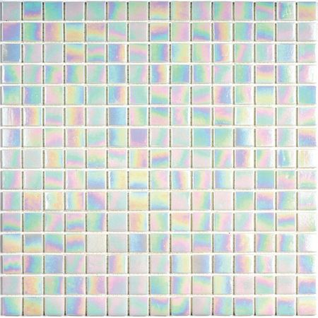 мозаика стеклянная BONAPARTE Arktika 32,7x32,7x0,4 глянцевый белый