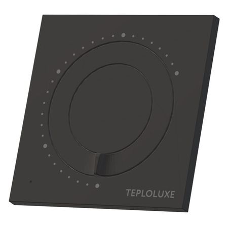 терморегулятор механический ТЕПЛОЛЮКС Solus черный