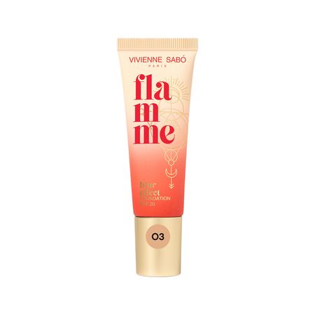 Основа тональная для лица VIVIENNE SABO FLAMME SPF 20 с блюр-эффектом тон 03 Бежевый евгения овчинникова сквозь огонь