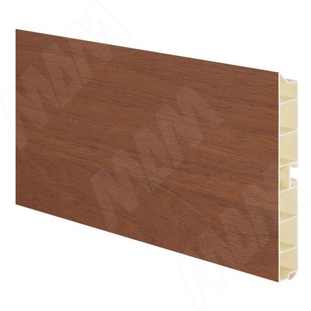 Цоколь пластиковый (высота 150, длина 4000 мм), орех Моцарт (15.0558 4M)