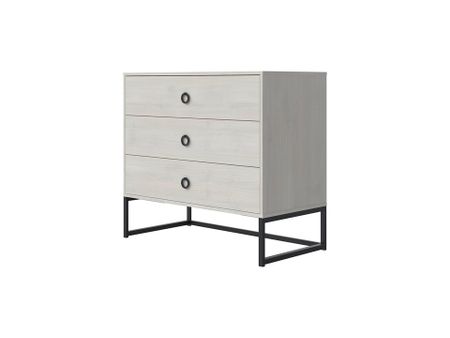 Комод Frame (ЛДСП Дуб Шамони светлый/Черный) 100x50