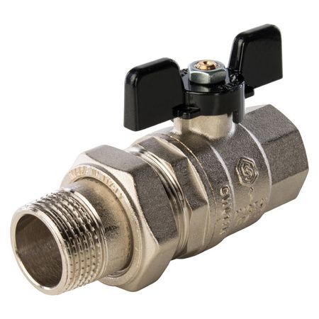 кран шаровой STOUT с полусгоном 1