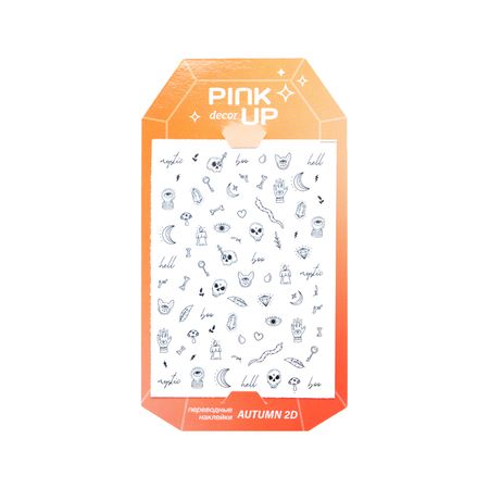 Наклейки для ногтей PINK UP DECOR AUTUMN COLLECTION 2D переводные тон 173