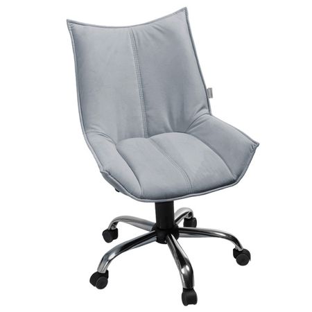 кресло офисное Осло G 600x615x975мм ткань серый/хром