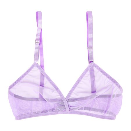 Топ женский TRENDY LOOK в сетку сиреневый S