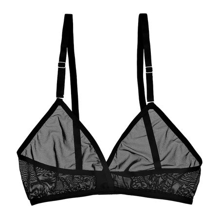 Топ женский TRENDY LOOK в сетку черный S