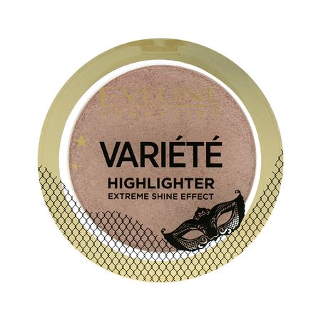 Хайлайтер для лица EVELINE VARIETE EXTREME SHINE EFFECT прессованный тон 01 розовый равиль джафярович панчеев прекрасные дуа аудиозаписи по qr коду