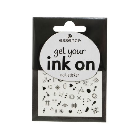 Стикеры для ногтей ESSENCE GET ON YOUR INK ON самоклеящиеся для карточек love your self