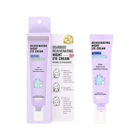 Крем для контура глаз DEARBOO ночной с ретинолом и гиалуроновой кислотой anti-age 30 г