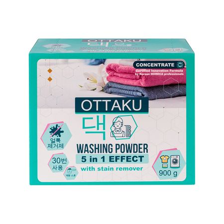 Концентрированный стиральный порошок OTTAKU 5in1 EFFECT с пятновыводителем 900 гр отари захарович кандауров богословие культуры
