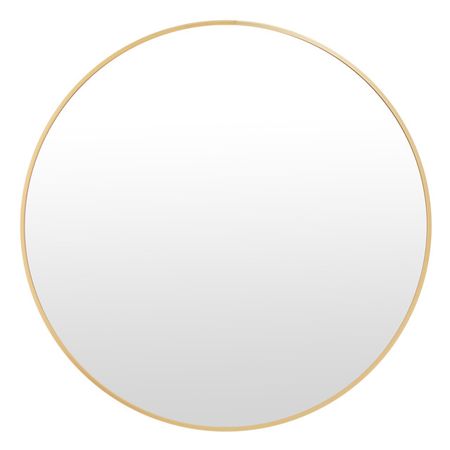 зеркало круглое в металлической раме ROUND d-80см, золотой