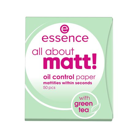 Салфетки для лица ESSENCE ALL ABOUT MATT! матирующие 50 шт