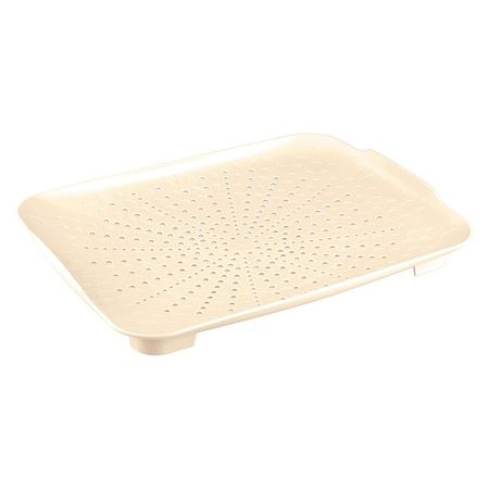 сушилка для посуды PHIBO 34,7х27х4см пластик бежевый
