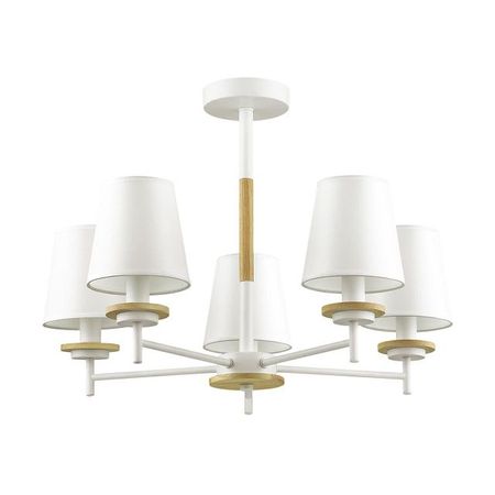 люстра County 4497/5c ln20 190 5 х Е14 х 40 Вт, белый