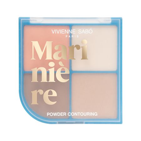 Палетка для скульптурирования VIVIENNE SABO MARINIERE PALETTE CONTOURING пудровая тон 01