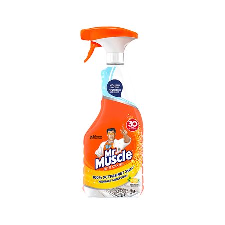 Средство чистящее МИСТЕР МУСКУЛ для кухни свежесть лимона 500 мл анвин росс поиграем мистер икс