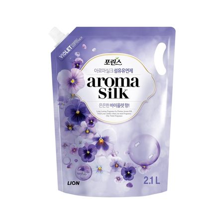 Кондиционер для белья LION AROMA CAPSULE с ароматом фиалки дой-пак 2,1 л с ю седаков дыхание фиалки