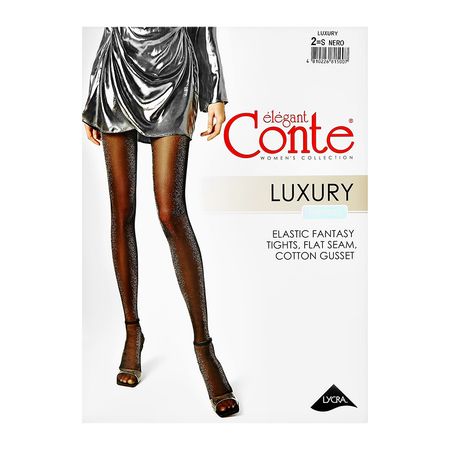Колготки женские CONTE ELEGANT FANTASY LUXURY Nero р-р 2 татьяна юрьевна степанова мойры сплели свои нити