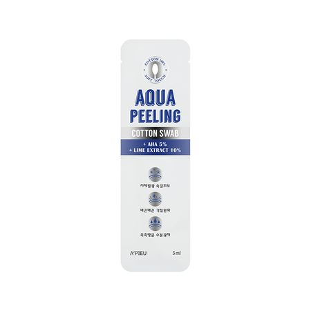 Ватная палочка для пилинга APIEU AQUA PEELING с 5% АНА-кислотами 3 мл