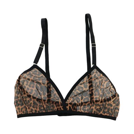 Топ женский TRENDY LOOK в сетку леопардовый M