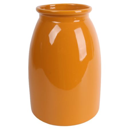 ваза TODELIA Фрейя 21см керамика оранжевая