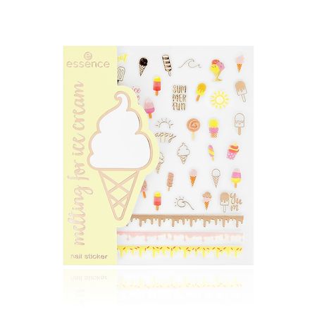 Стикеры для ногтей ESSENCE MELTING FOR ICE CREAM тон 01 Ice cream? Always! 3d стикеры крыска
