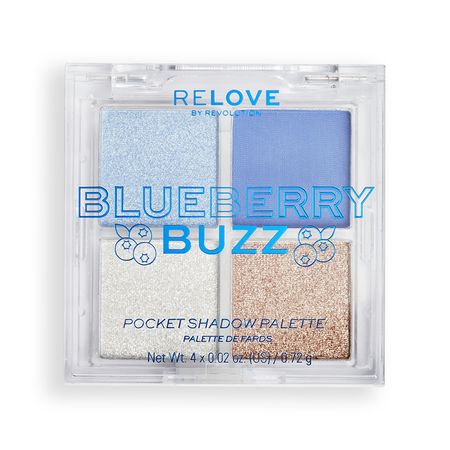 Палетка теней для век REVOLUTION RELOVE POCKET PALETTE тон Blueberry Buzz