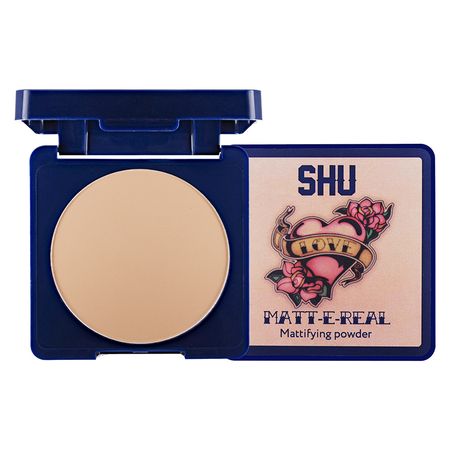 Пудра для лица SHU MATT-E-REAL компактная матовая тон 301 натуральный бежевый