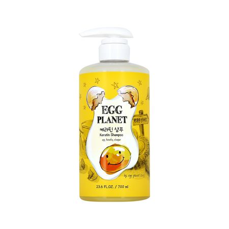 Шампунь для волос EGG PLANET с кератином 700 мл а н слесаренко современный русско корейский разговорник