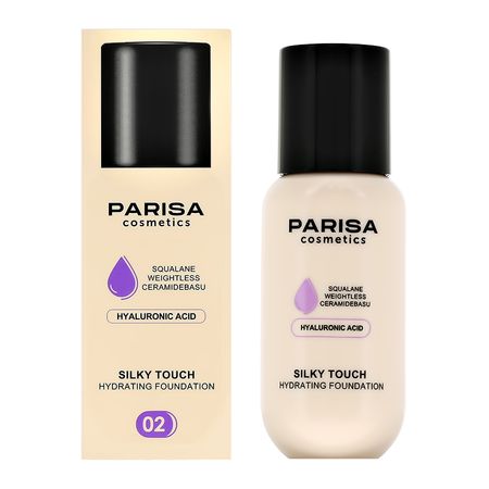 Крем тональный для лица PARISA SILKY TOUCH тон 02 Pink Porcelain