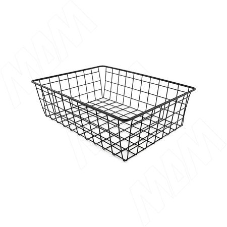 BASE Корзина сетчатая, 120x350x450 мм, черный (КС123545 ЧР)