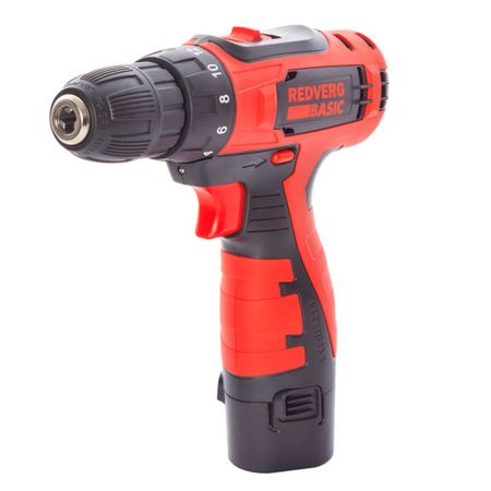 дрель-шуруповерт REDVERG Basic SD12LE/1-2 20Нм12В Li-Ion 1,5Ач 1АКБ
