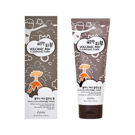 Пенка для умывания ESFOLIO с вулканическим пеплом 150 г кеннет хармон в царстве пепла и скорби