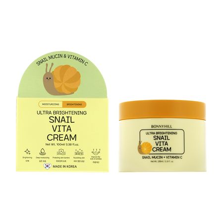 Крем для лица BONNYHILL выравнивающий тон кожи с муцином улитки 100 мл